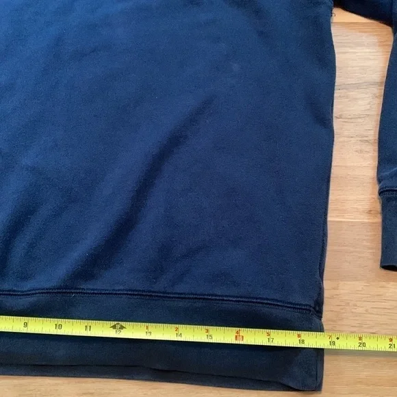 Land’s End Crewneck Long Sleeve Pullover Sweatshirt Blue Men’s S - Picture 10 of 14
